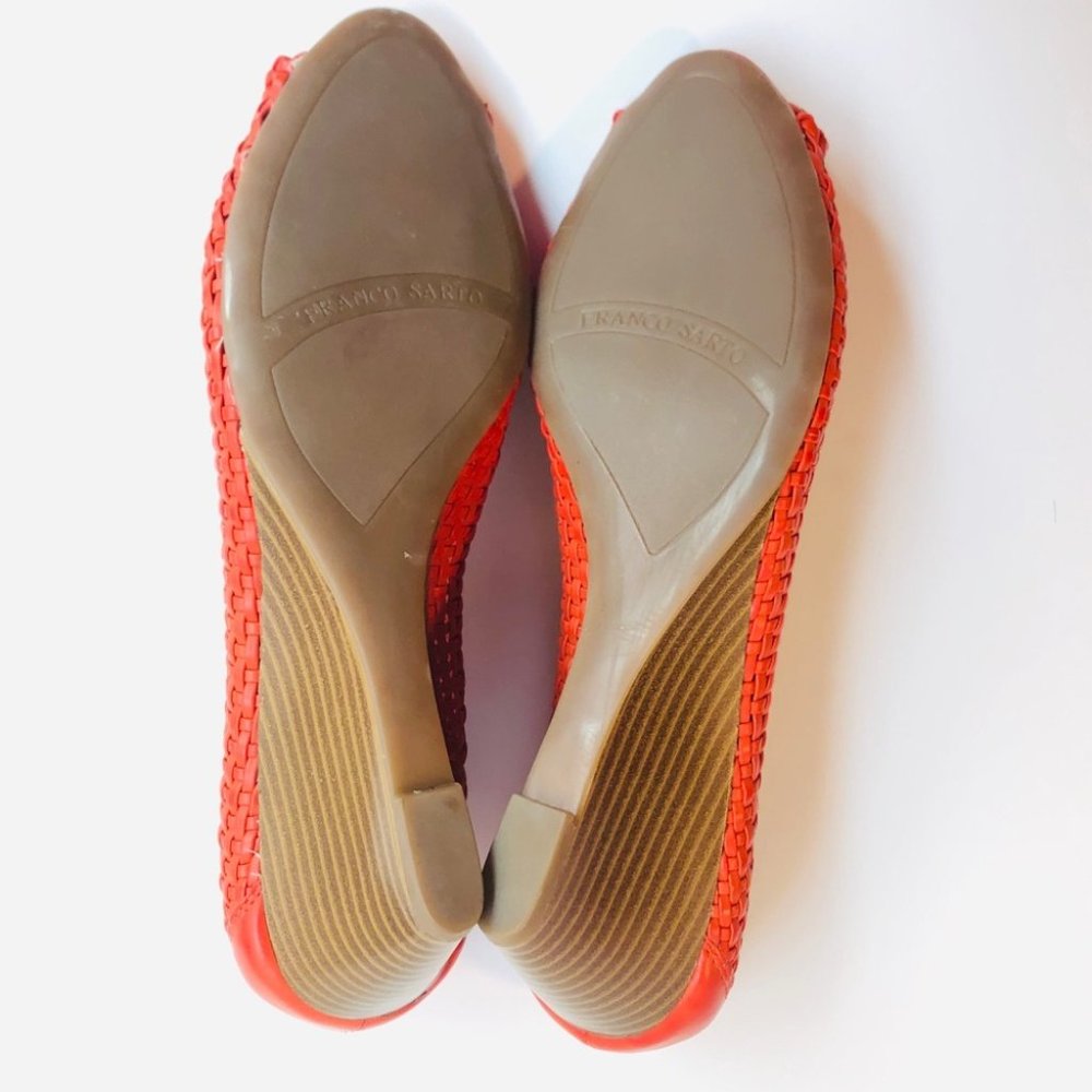 New Franco Sarto Wedge Crochet Slip On Shoes 10M - Picture 5 of 6